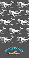 CURRENTLY OUT OF STOCK Green/Gray Whale Towel Made of Recycle Plastic Bottles CURRENTLY OUT OF STOCK Green/Gray Whale Towel Made of Recycle Plastic Bottles